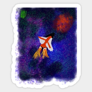 Abstract Galaxy Sticker